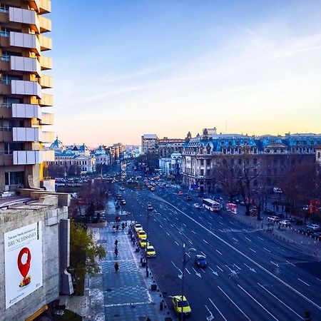 Central Studio Across From Intercontinental Bucharest Exterior photo